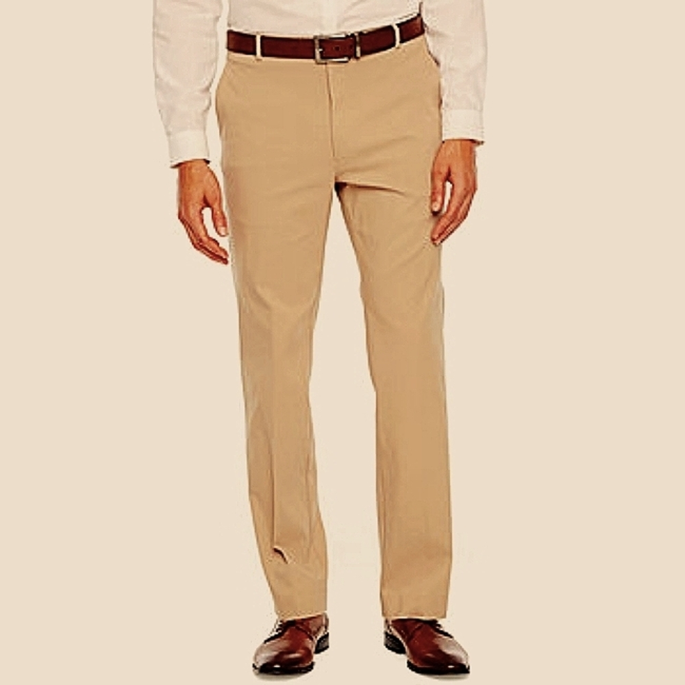 Collection by Michael Strahan Men's Flat Front Dress Pant
